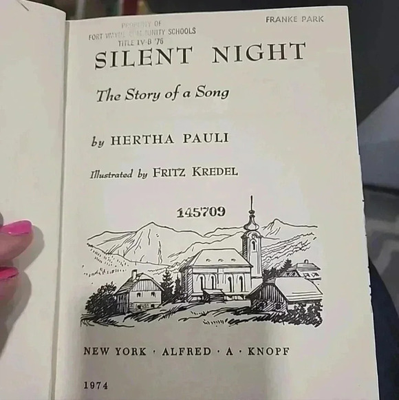 Silent Night Story Of A Song 1943 Hertha Pauli Signed 1st Edition - Picture 6 of 7